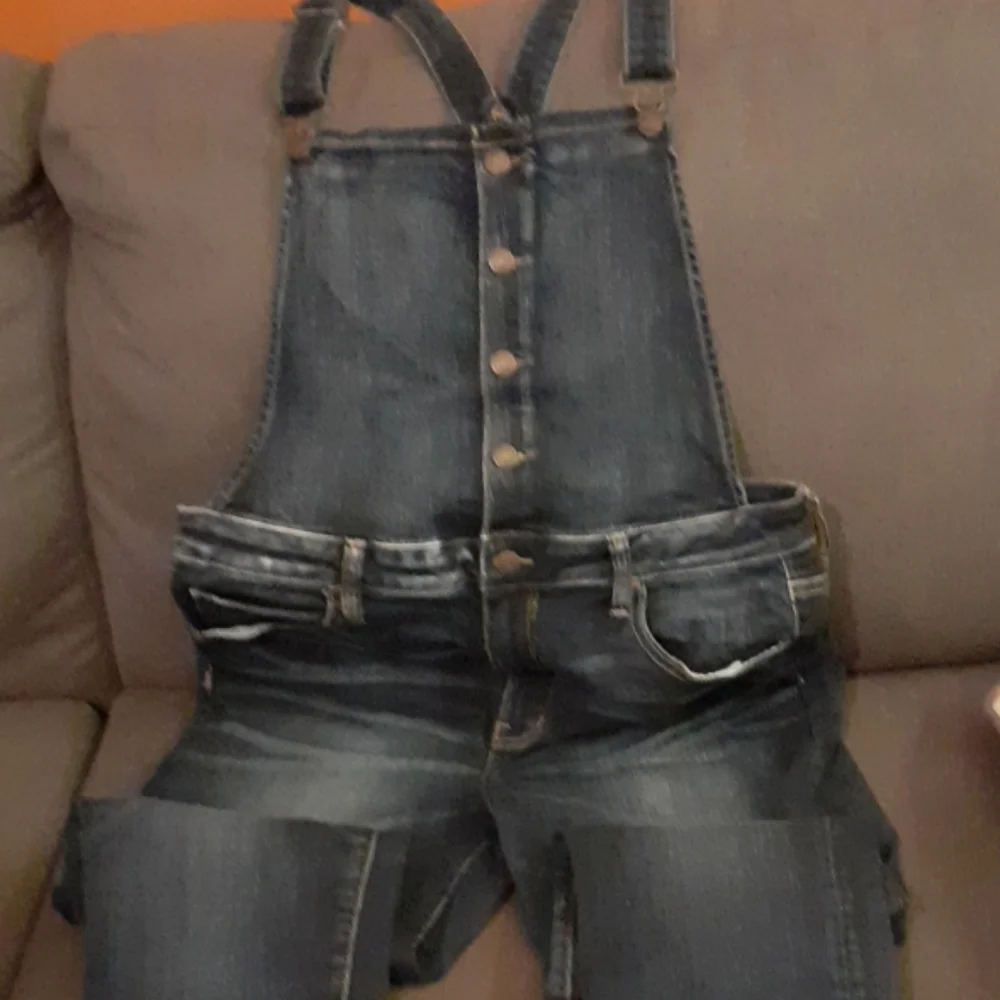 American Eagle Outfitters Dark Blue Women Jeans Overalls - Picture 1 of 5